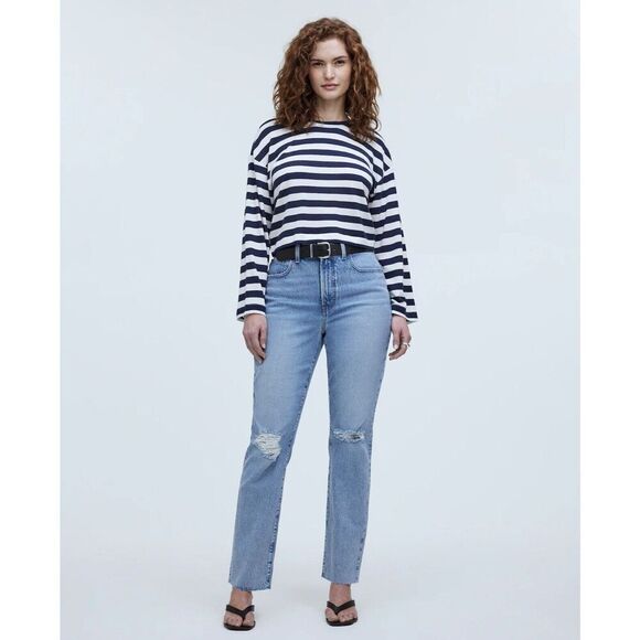 Madewell Denim - MADEWELL The Petite Curvy Perfect Vintage Jean SIZE 29 PETITE NWT CHARNLEY WASH